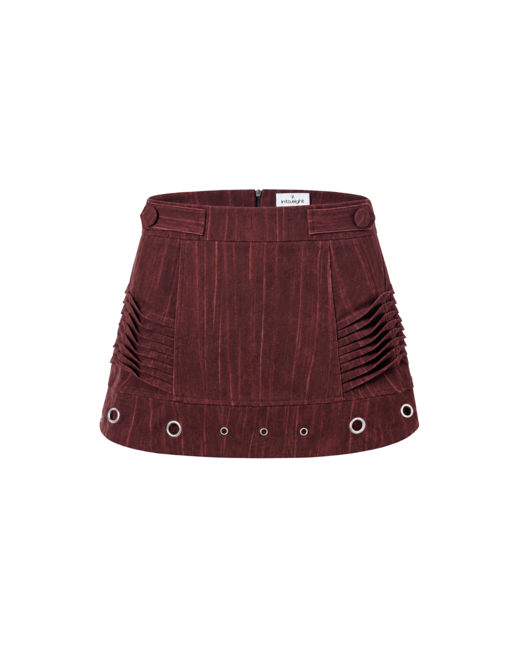 MURAL SKIRT RED