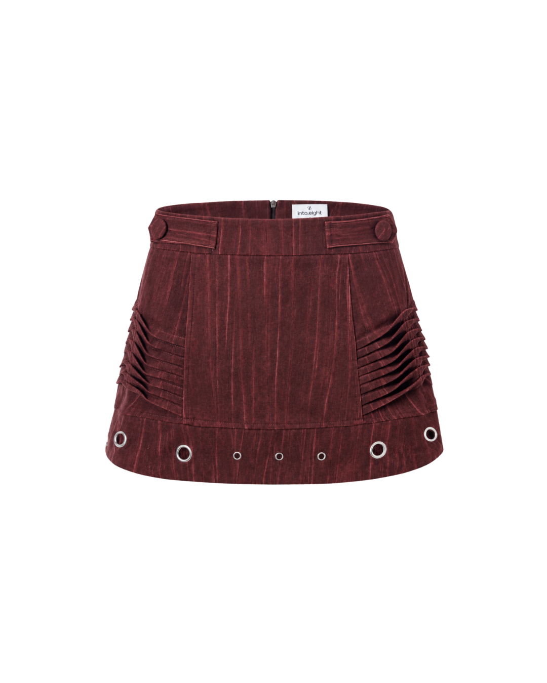 MURAL SKIRT RED