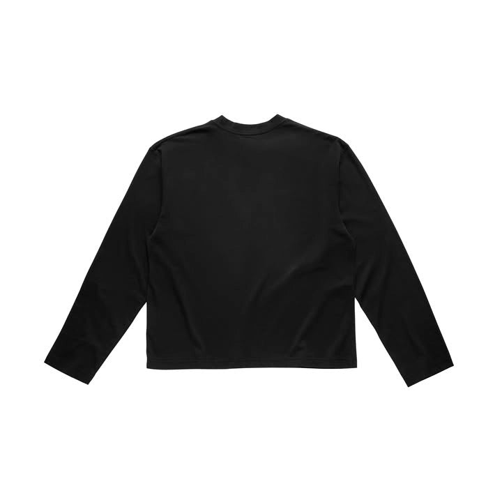 PUSH PUSH I LOVE PP LONG SLEEVE TEE BLACK