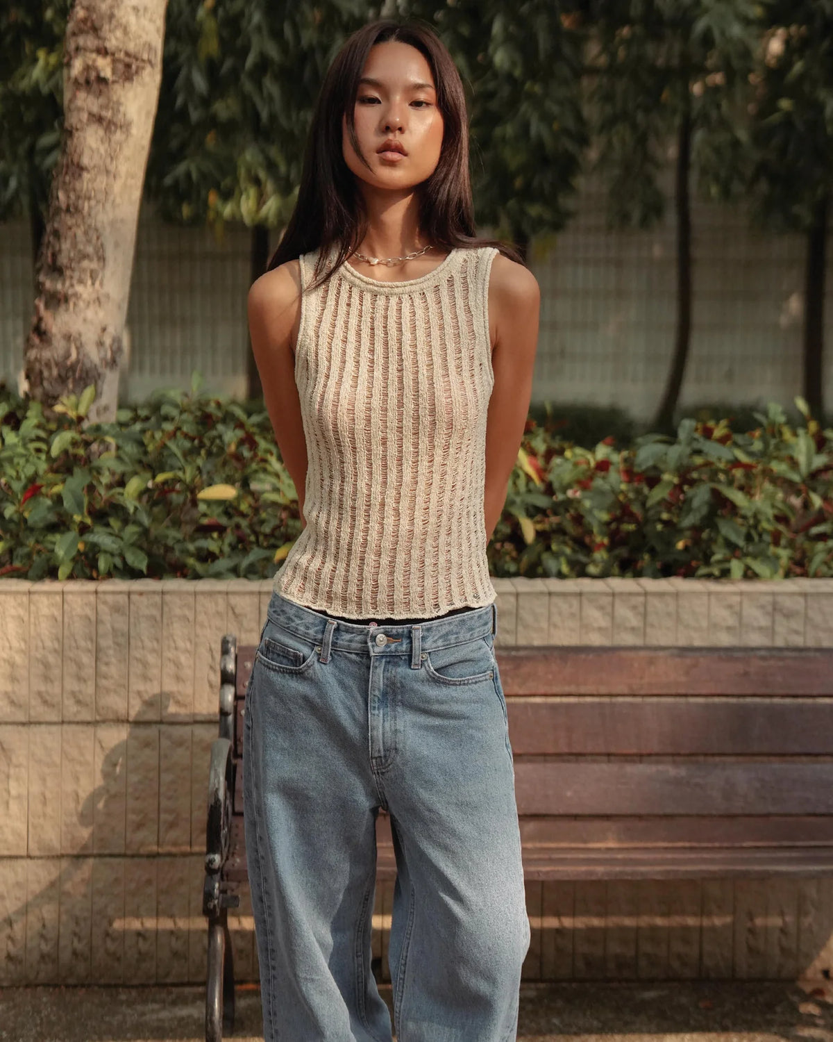 BAMBOO TANK TOP BEIGE