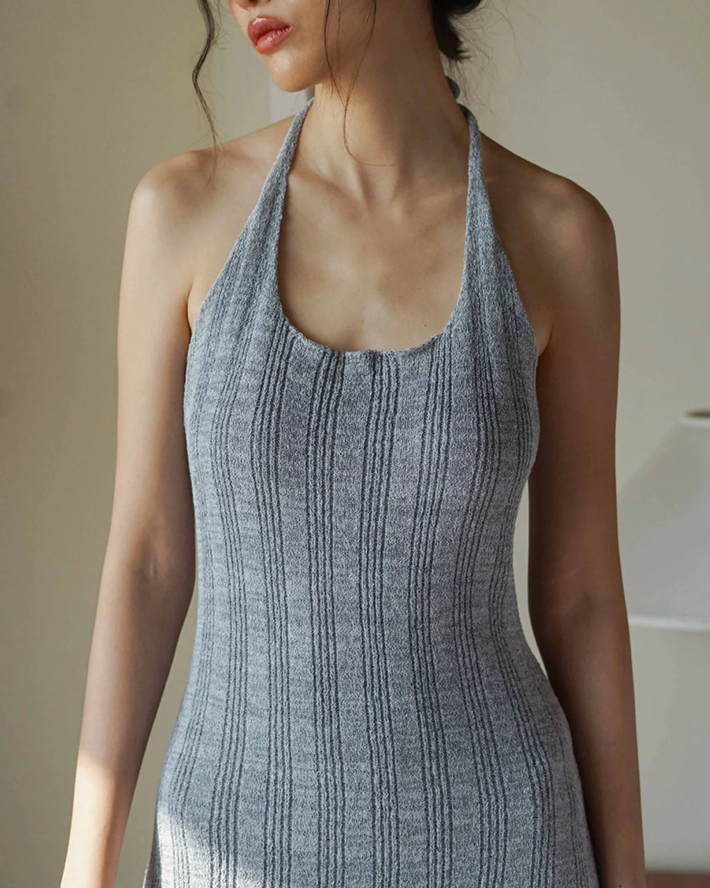 DANCING QUEEN DRESS DUST BLUE