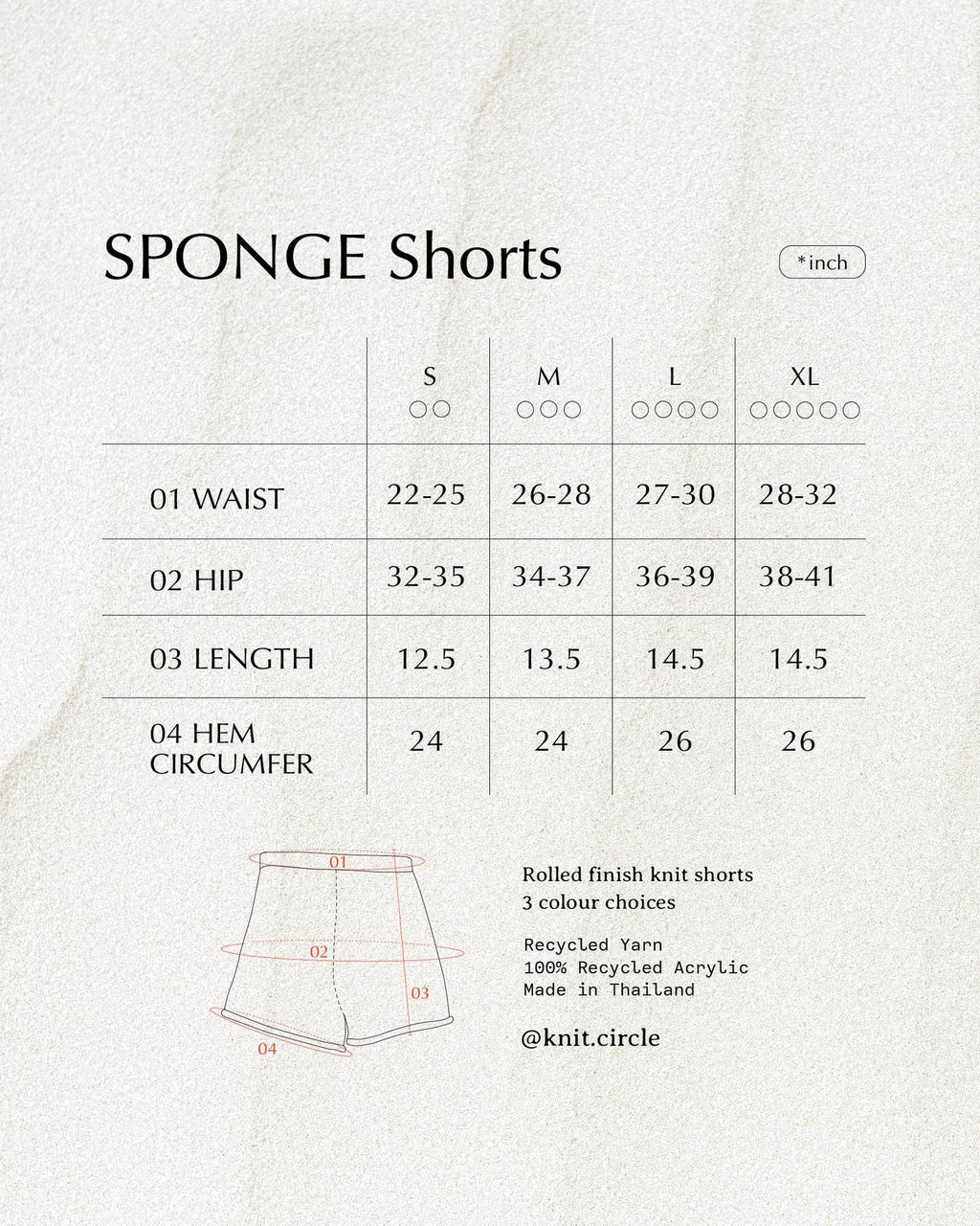 SPONGE SHORTS BLUE