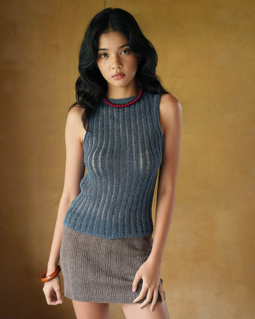 BAMBOO TANK TOP DENIM