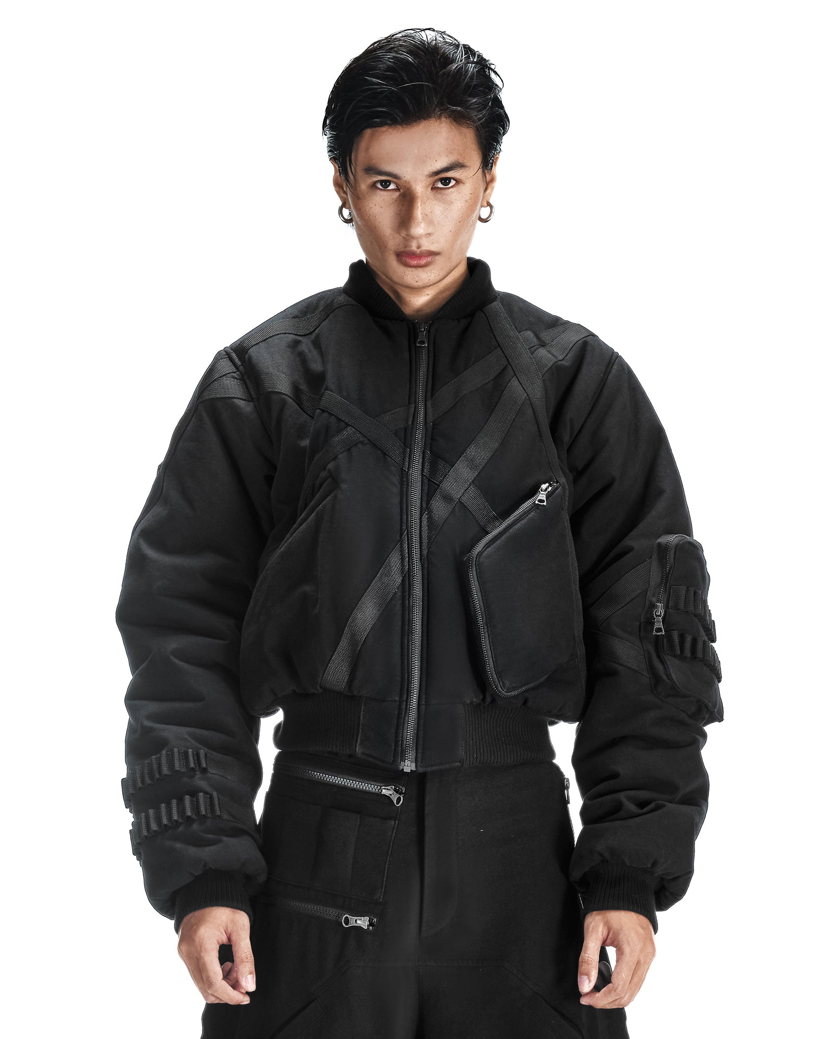 LOCK BOMBER JACKET BLACK