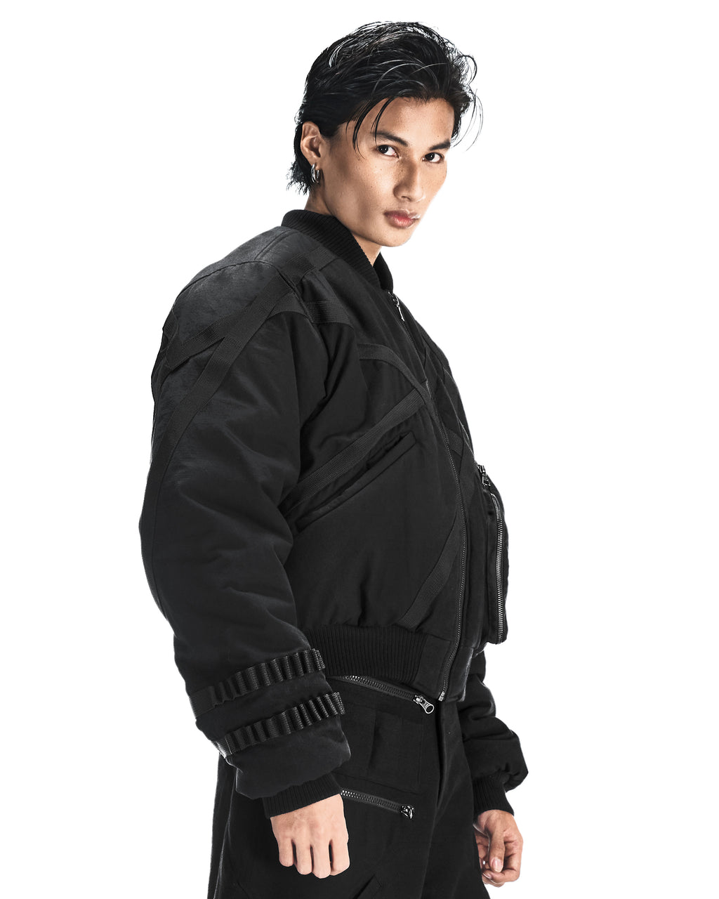 LOCK BOMBER JACKET BLACK
