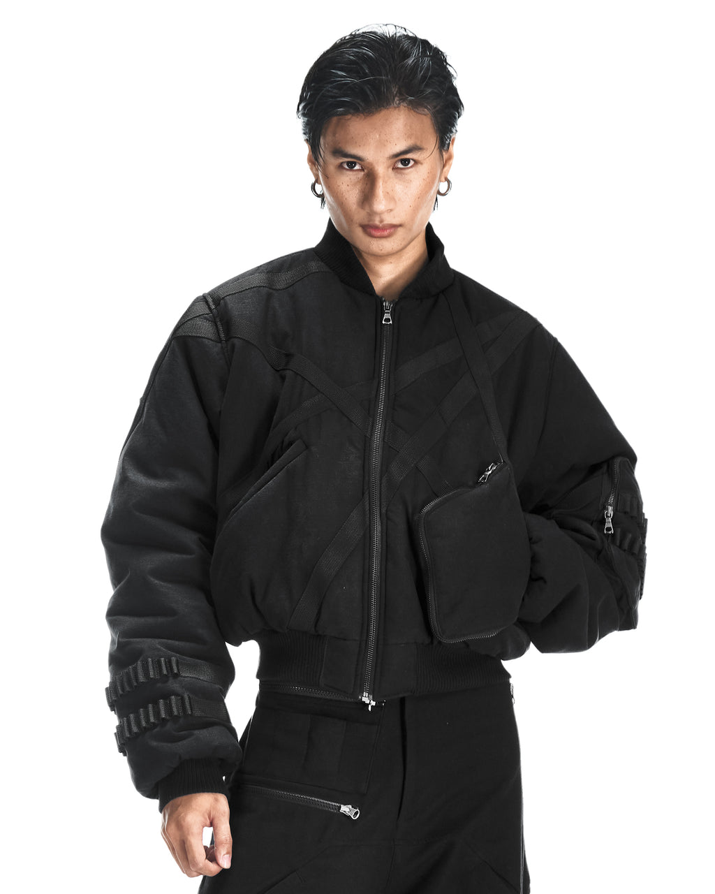 LOCK BOMBER JACKET BLACK