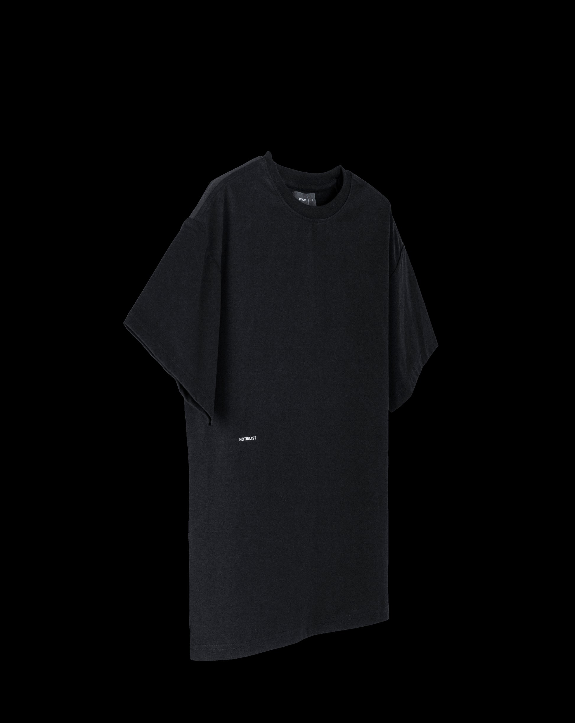 NOTINLIST LV.0 EXO T-SHIRT Y BLACK