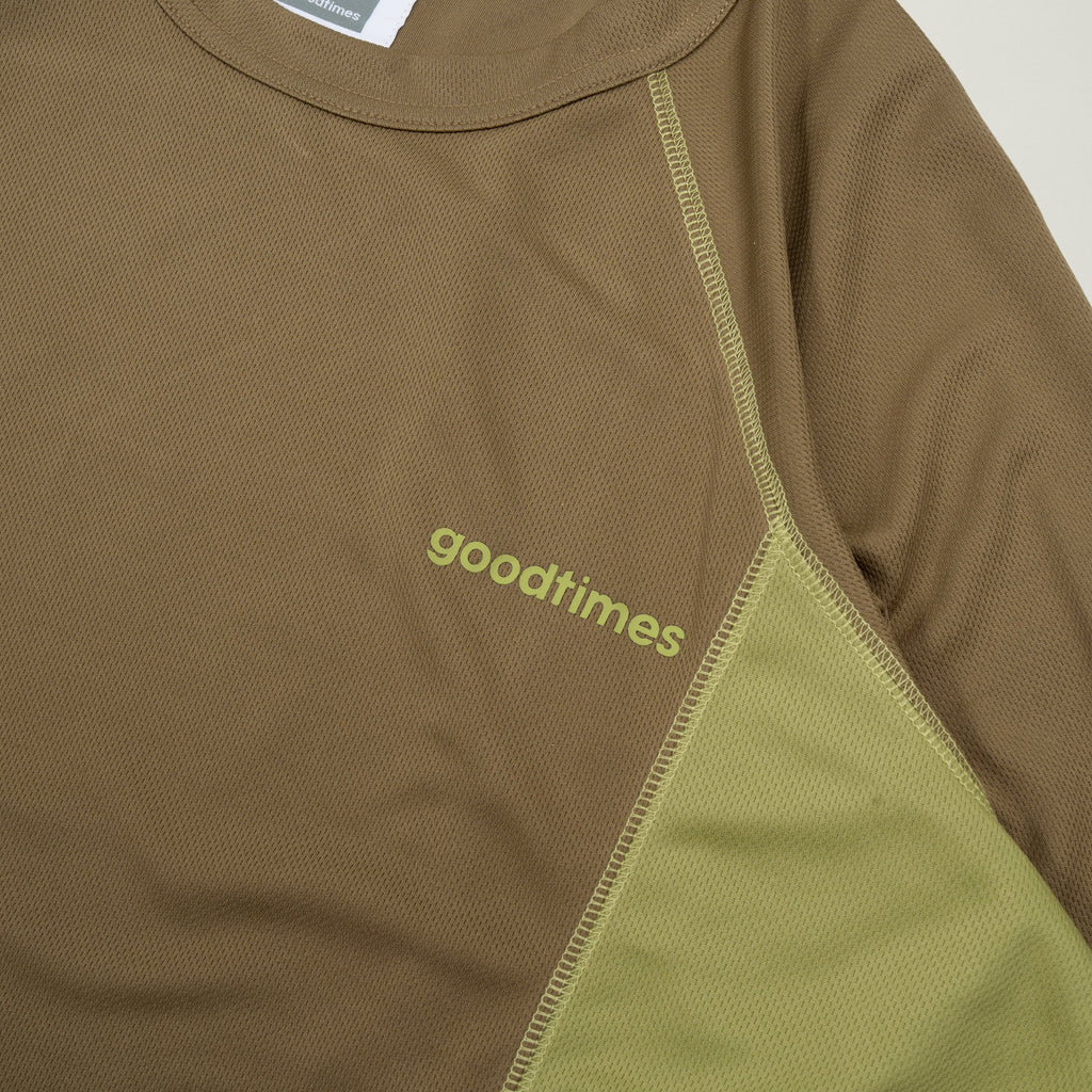 GoodTimes Lite L/S Tee Olive Green