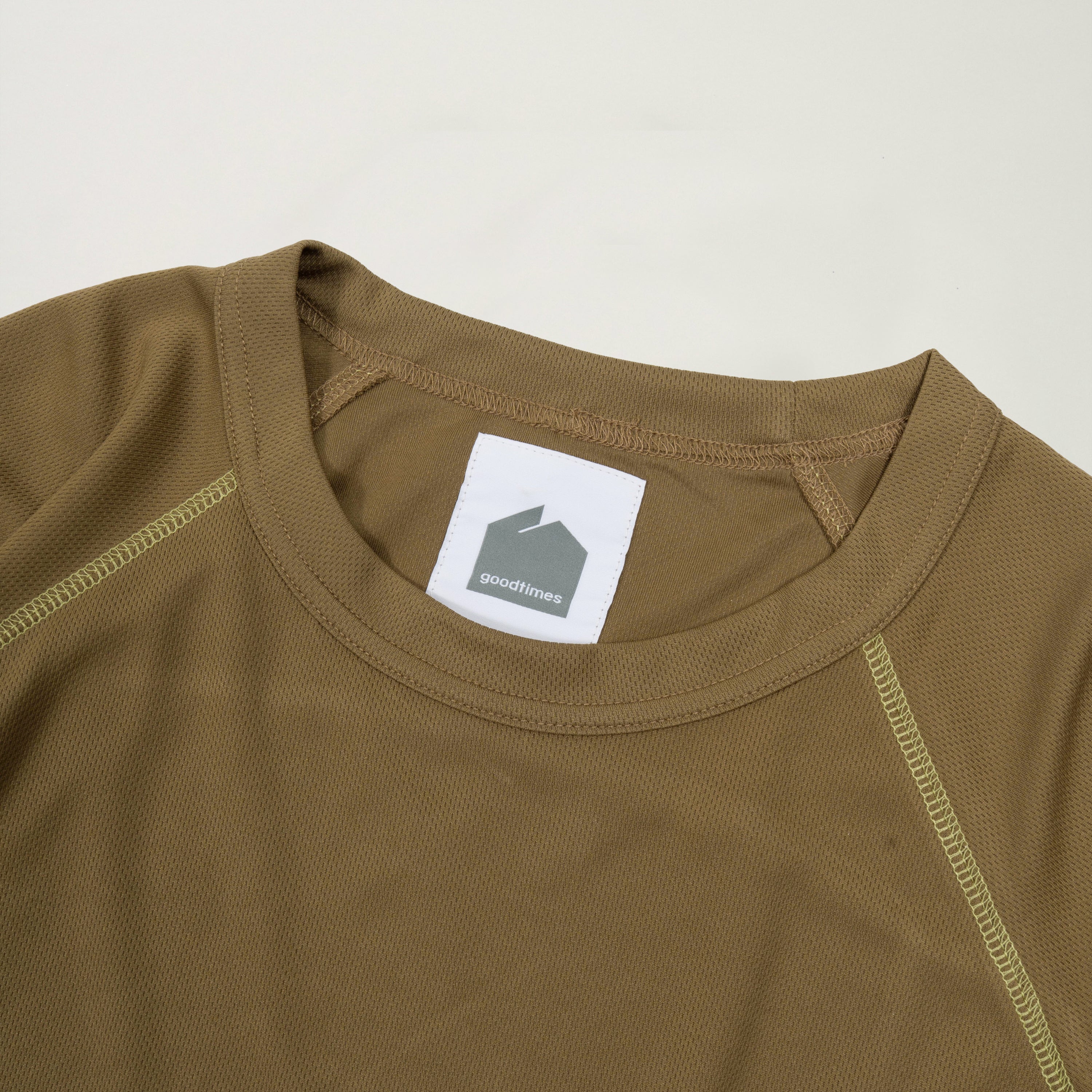 GoodTimes Lite L/S Tee Olive Green