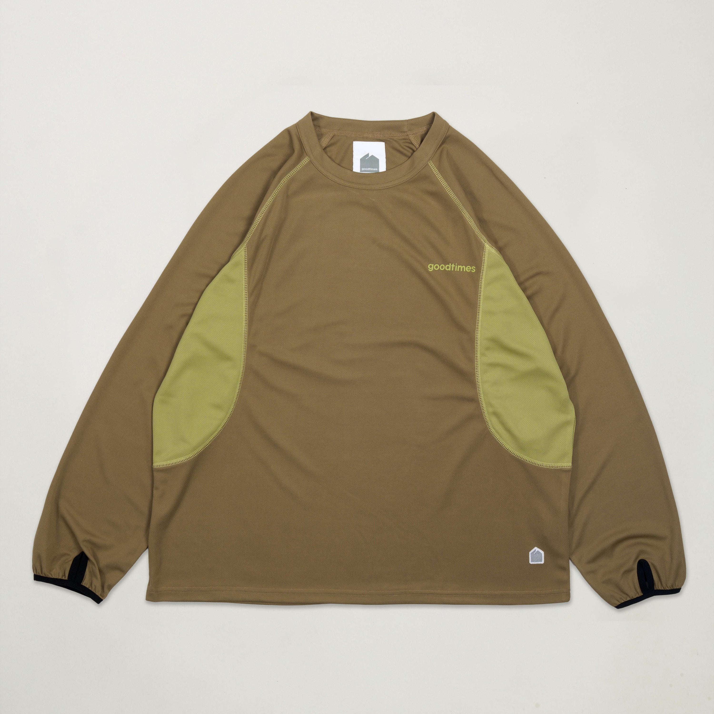 GoodTimes Lite L/S Tee Olive Green