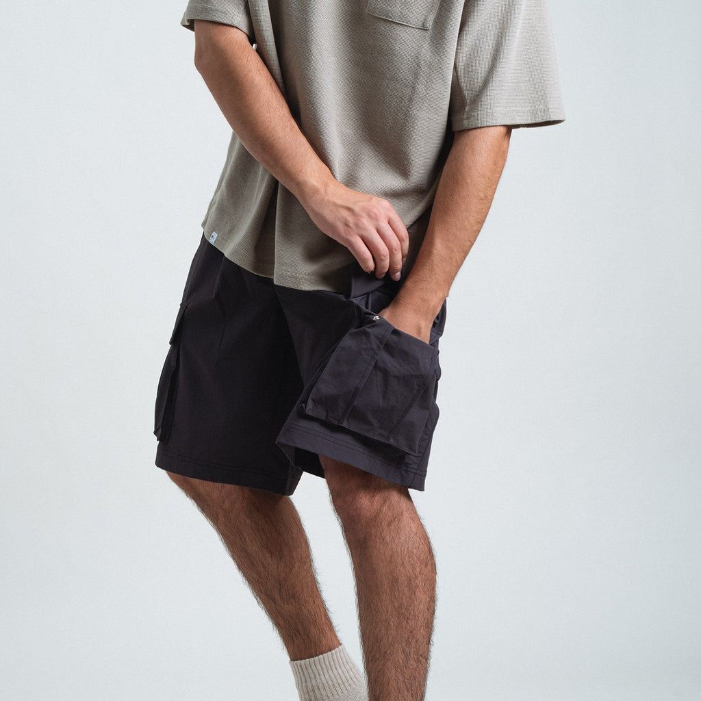 Shuren M65 Cargo Shorts / Nylon Light Grey