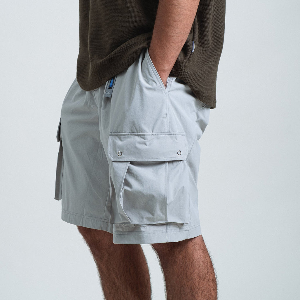 Shuren M65 Cargo Shorts / Nylon Light Grey