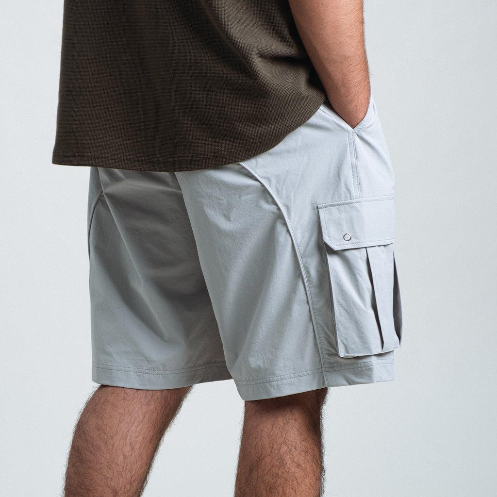Shuren M65 Cargo Shorts / Nylon Light Grey