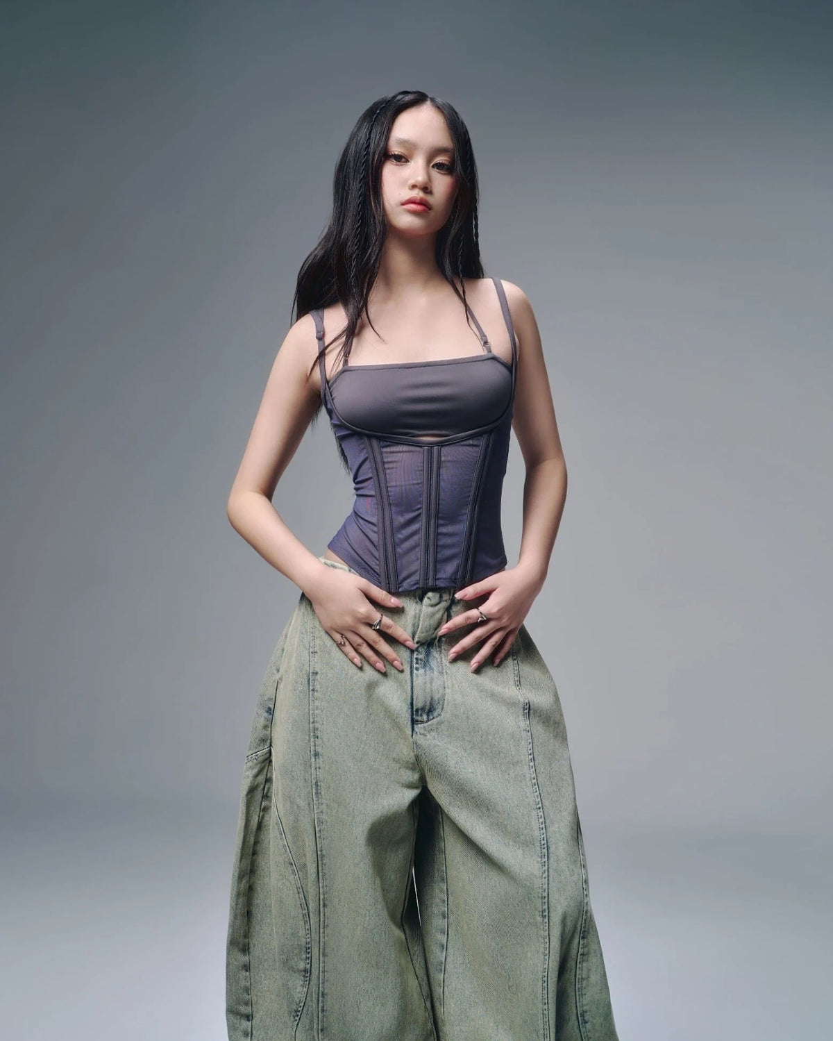 MELIOS MESH TOP DARK BLUE