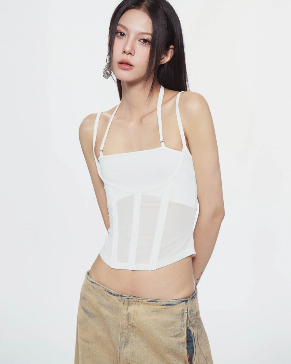 MELIOS MESH TOP WHITE