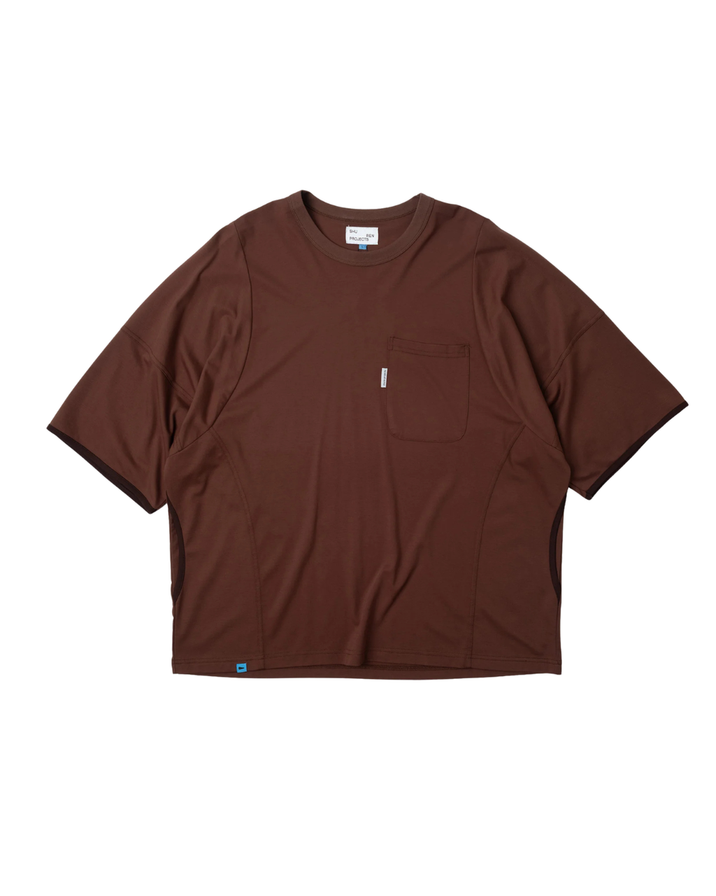 MID SLEEVE TEE RAYON BURGUNDY