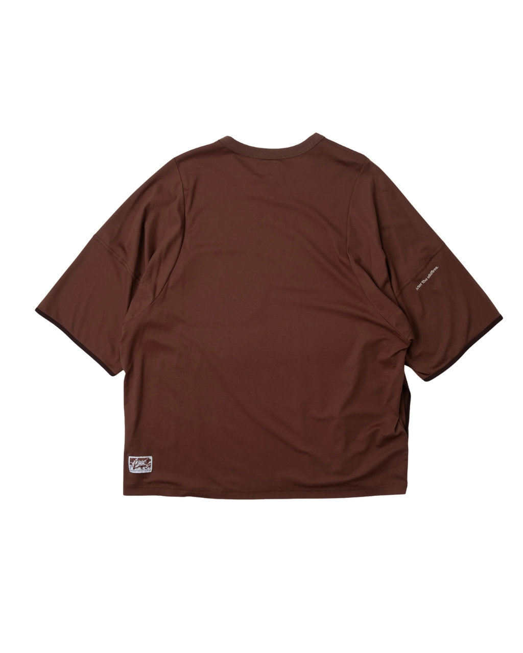 MID SLEEVE TEE RAYON BURGUNDY