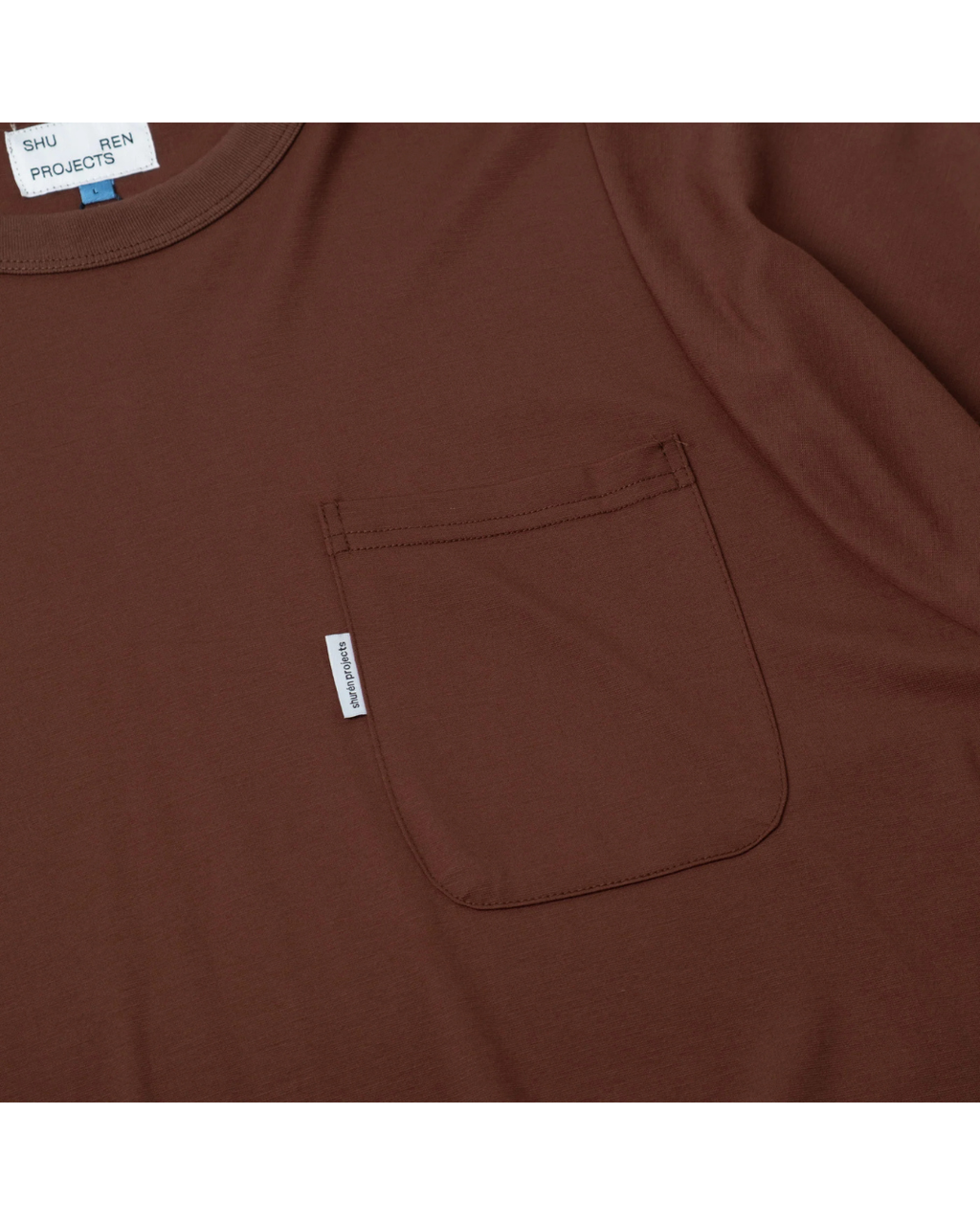 MID SLEEVE TEE RAYON BURGUNDY