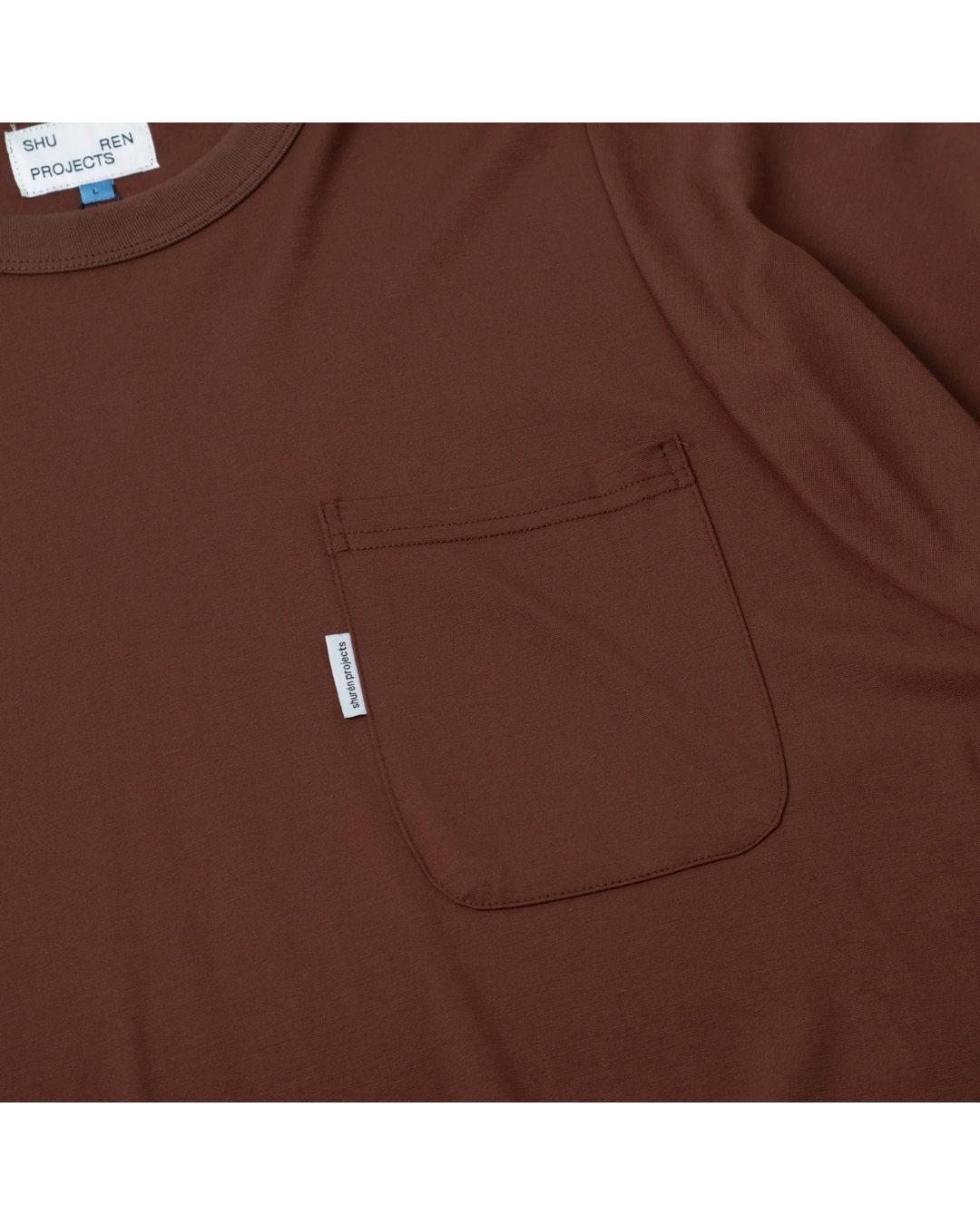 MID SLEEVE TEE RAYON BURGUNDY