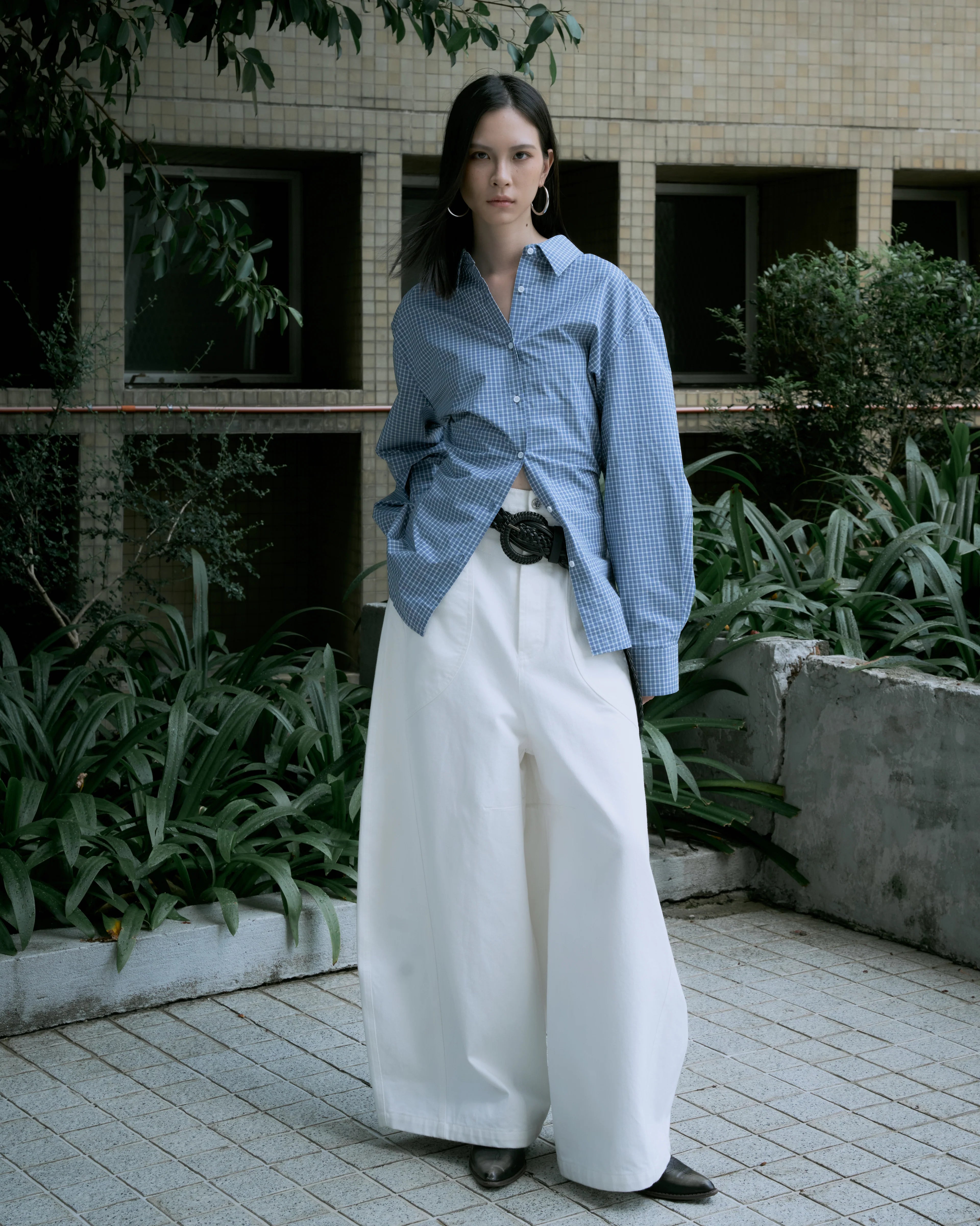 N E O VOL.3_CH.1 BALLOON WIDE PANTS WHITE