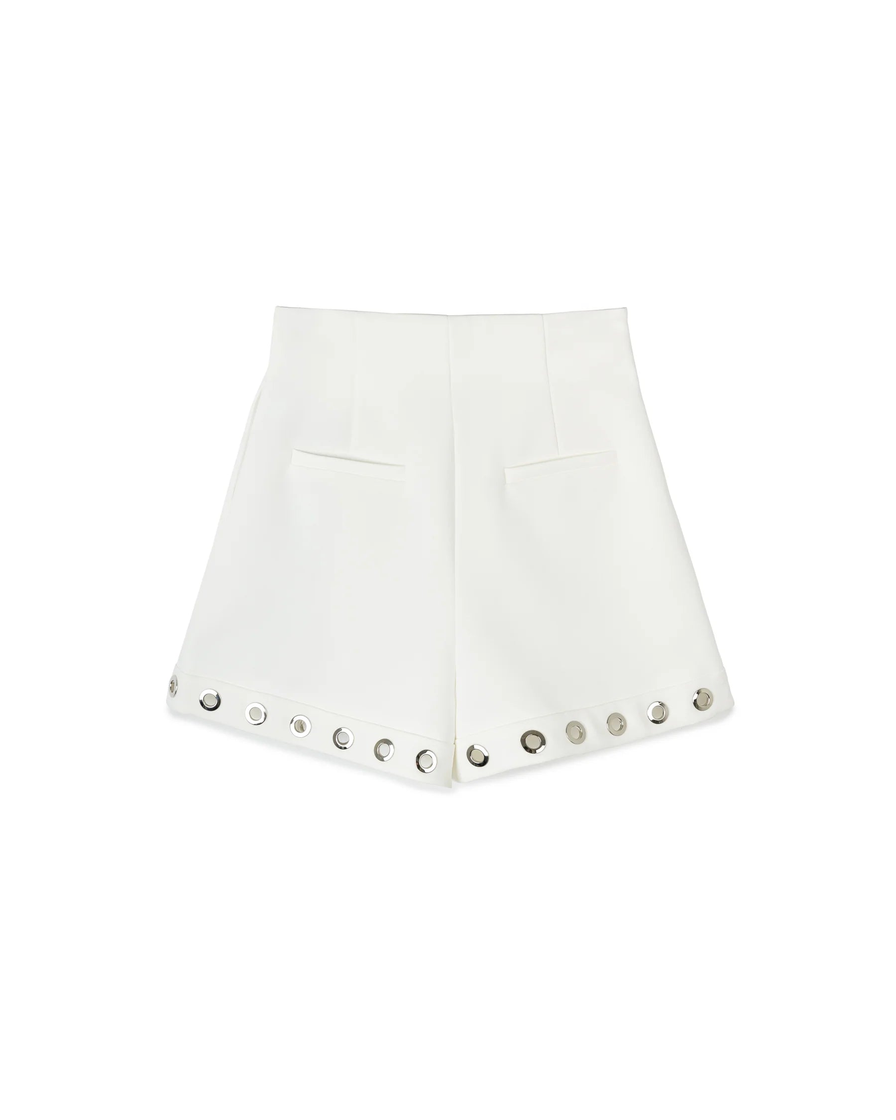 HOLLOW SHORT PANTS WHITE