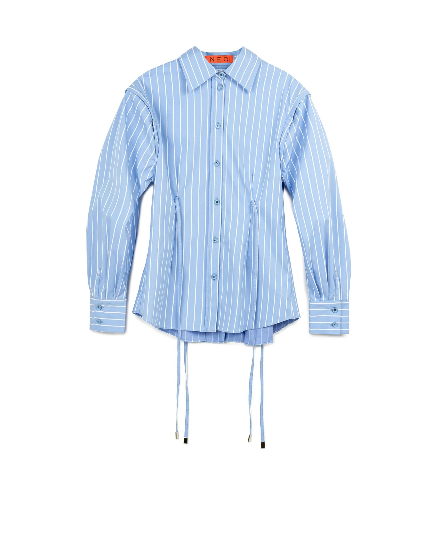 N E O CH.1 DRAWSTRING SHIRT STRIPE