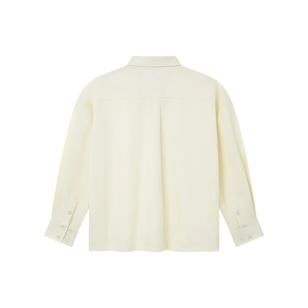 HALF-PLACKET SHIRT OFFWHITE