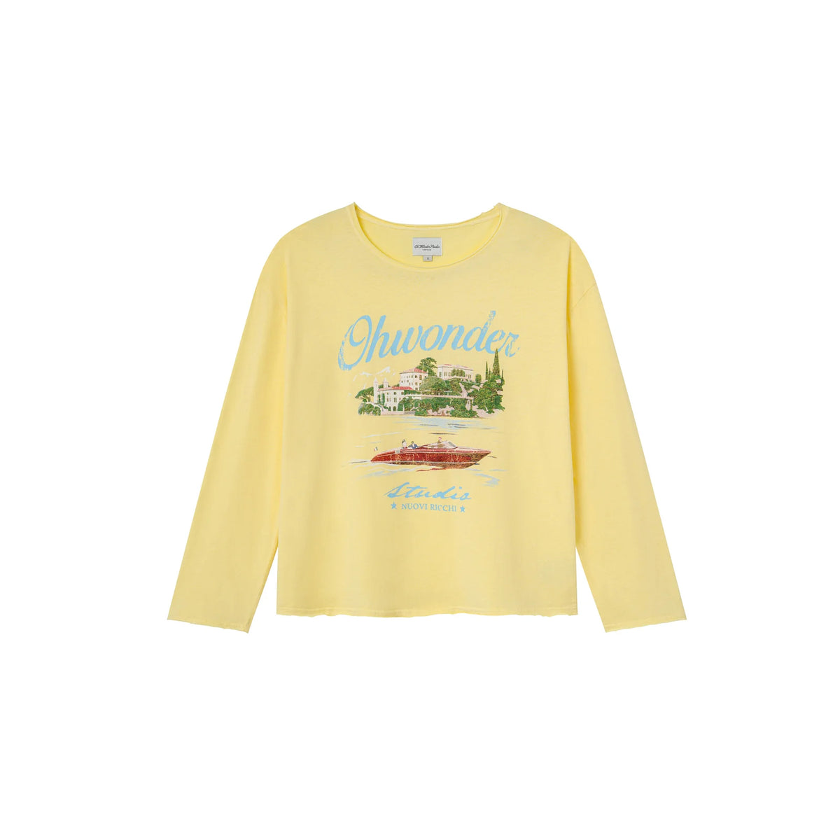 NUOVI RICCI LONGSLEEVES TEE BUTTER YELLOW