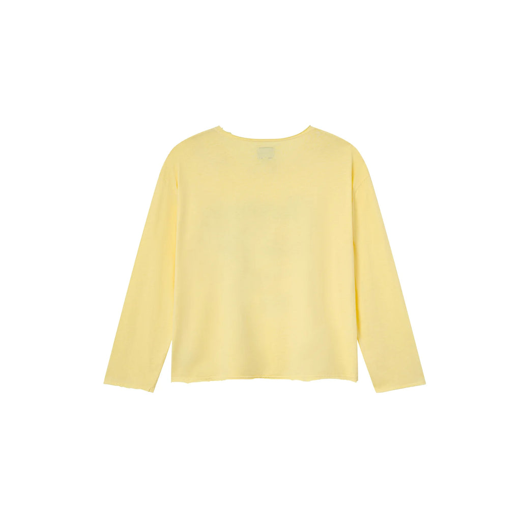NUOVI RICCI LONGSLEEVES TEE BUTTER YELLOW