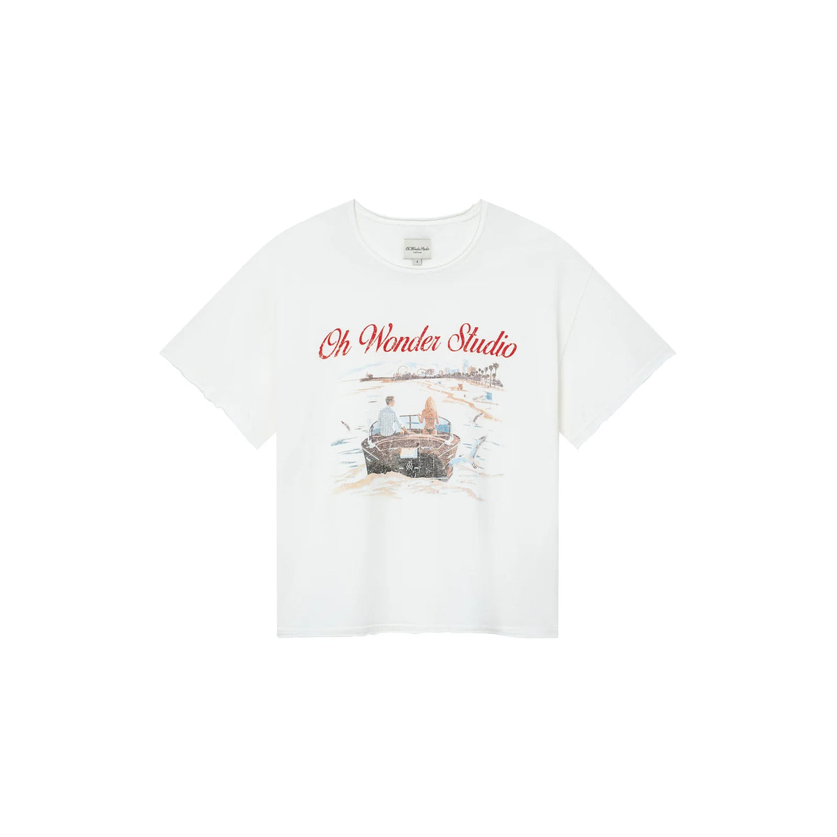SANTA MONICA SHORTSLEEVES TEE WHITE