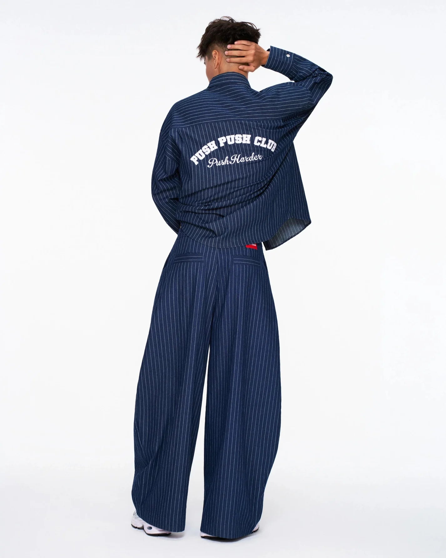 ZENDA OVERSIZE SHIRT NAVY