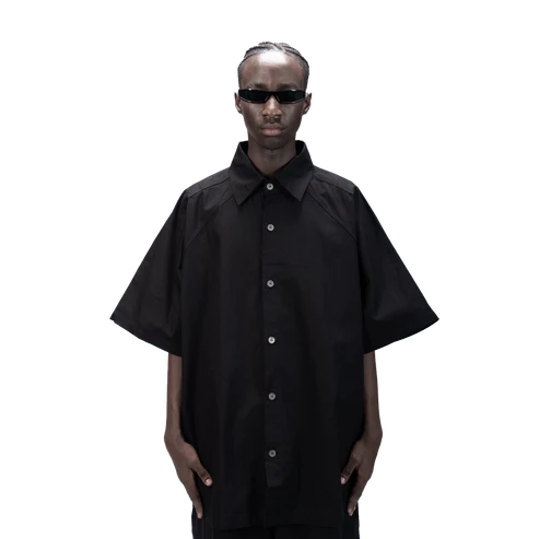 DETACHABLE S-S SHIRT - BLACK