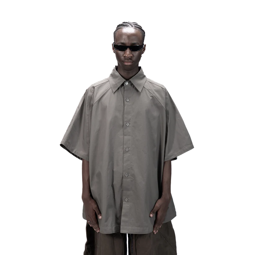 DETACHABLE S-S SHIRT - GREY