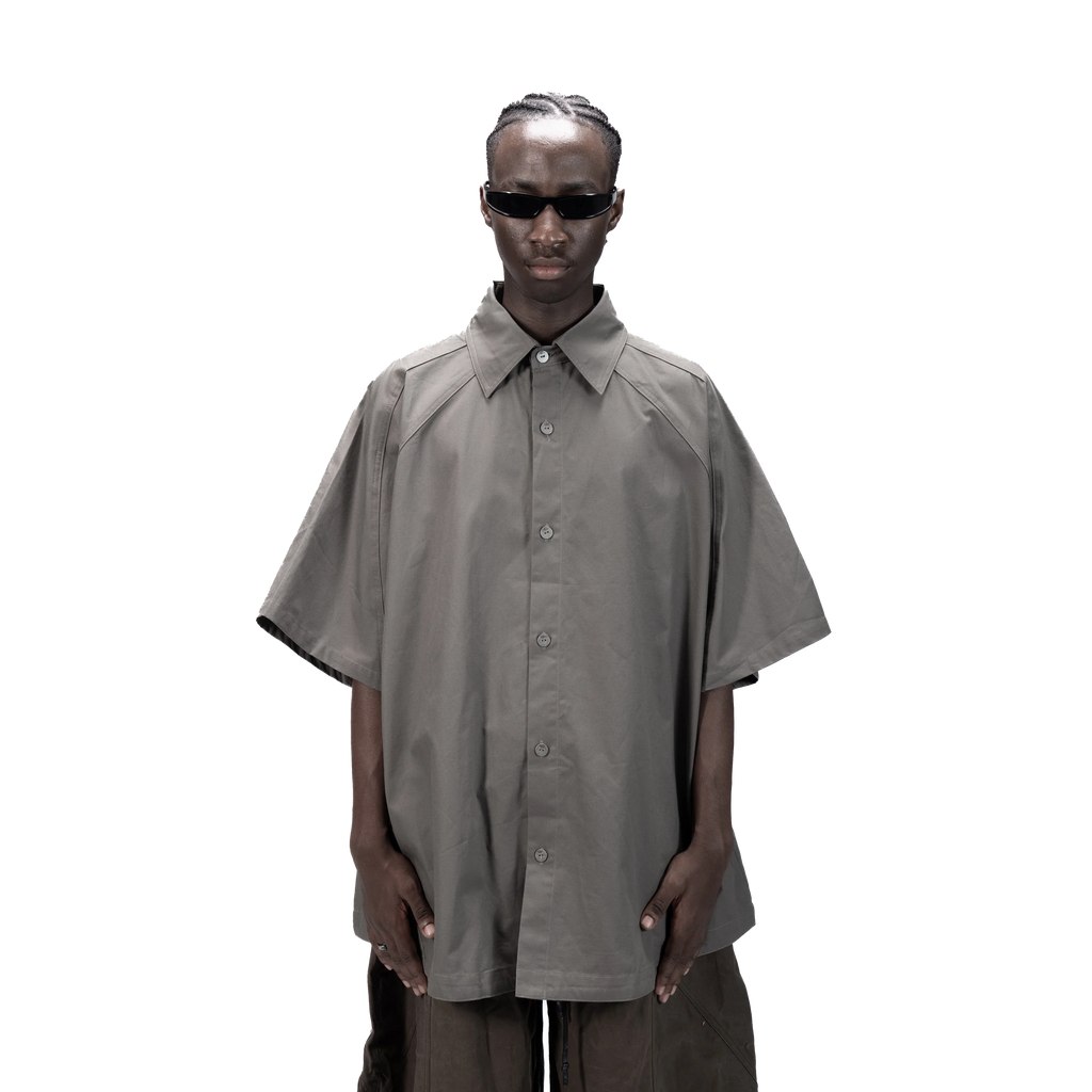 DETACHABLE S-S SHIRT - GREY