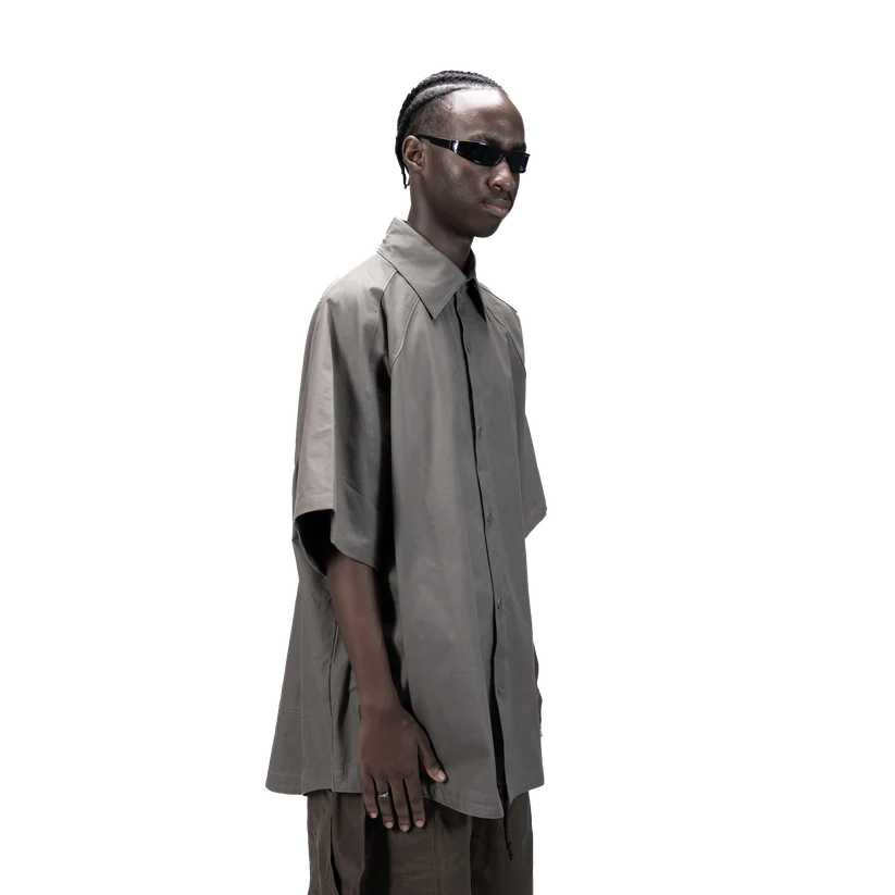 DETACHABLE S-S SHIRT - GREY