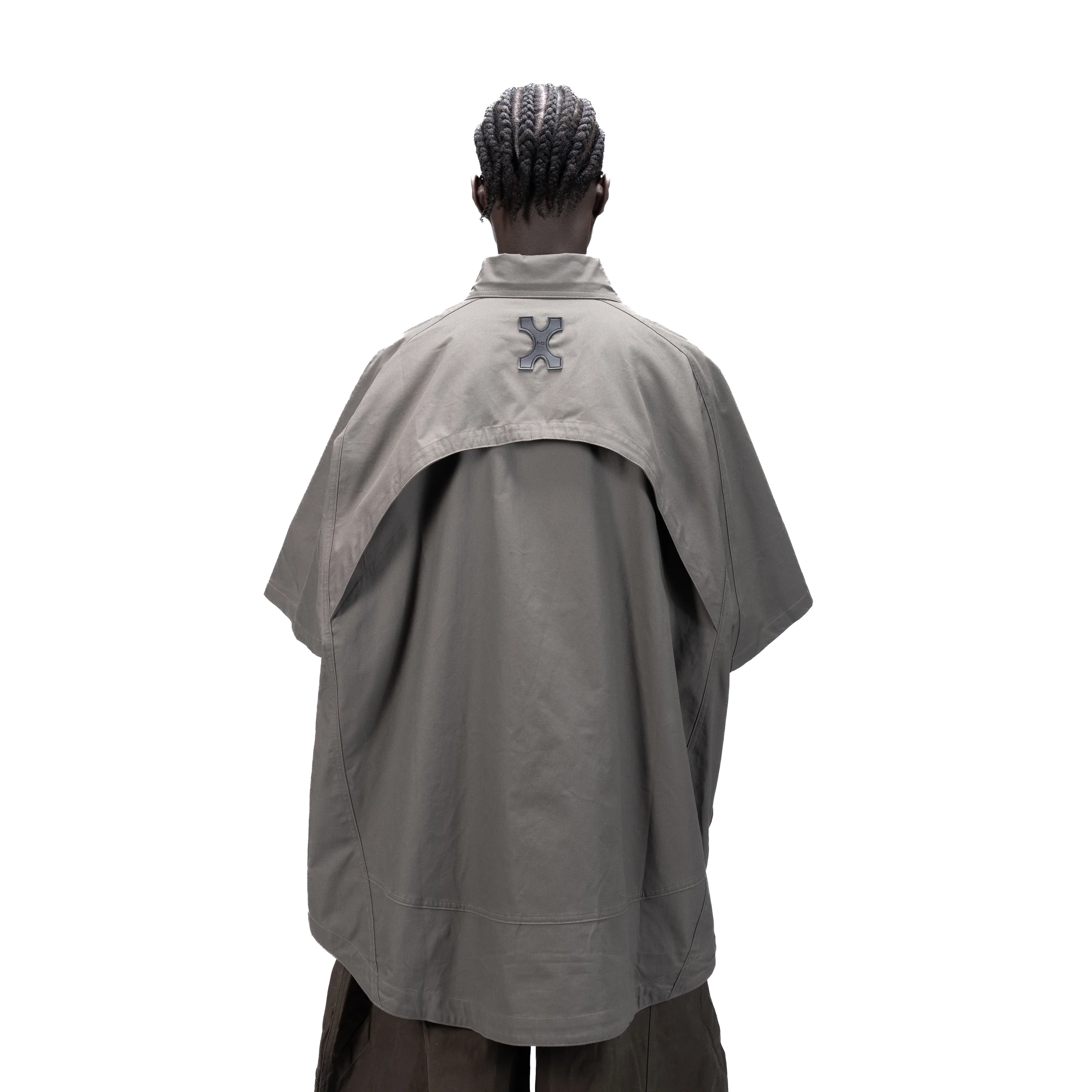 DETACHABLE S-S SHIRT - GREY