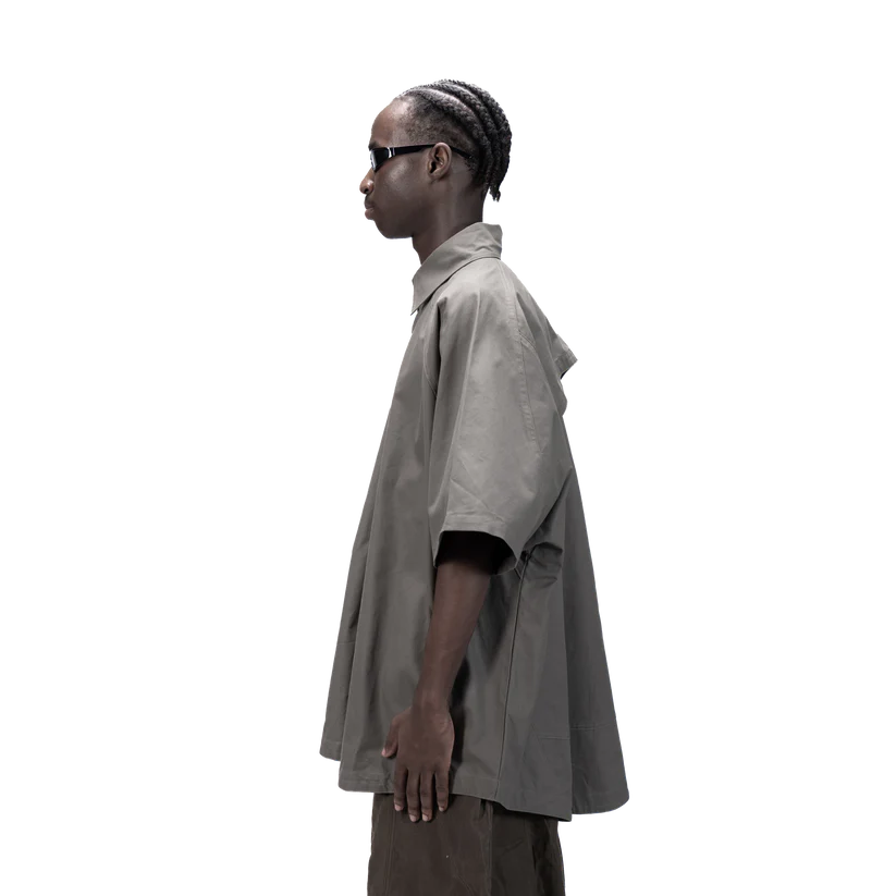 DETACHABLE S-S SHIRT - GREY