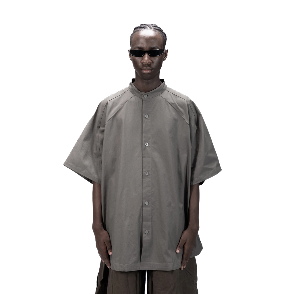 DETACHABLE S-S SHIRT - GREY