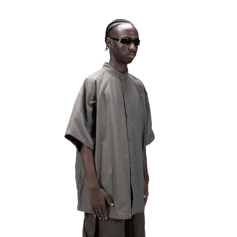 DETACHABLE S-S SHIRT - GREY