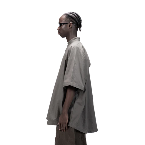 DETACHABLE S-S SHIRT - GREY
