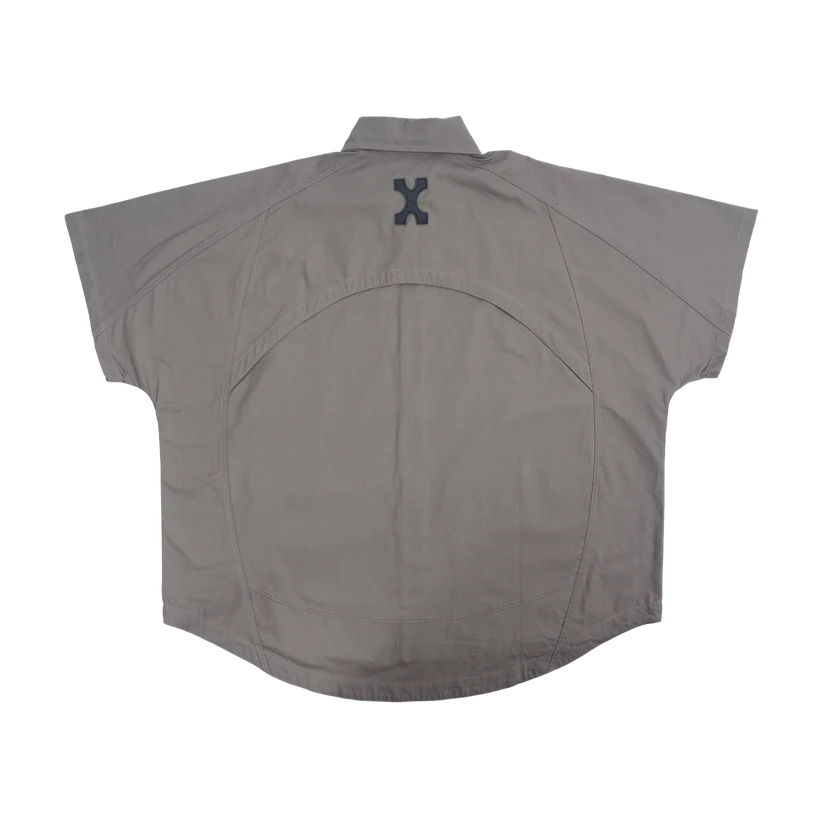 DETACHABLE S-S SHIRT - GREY