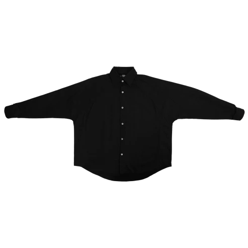 DETACHABLE L-S SHIRT - BLACK