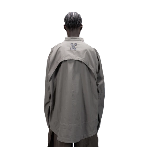 DETACHABLE L-S SHIRT - GREEN