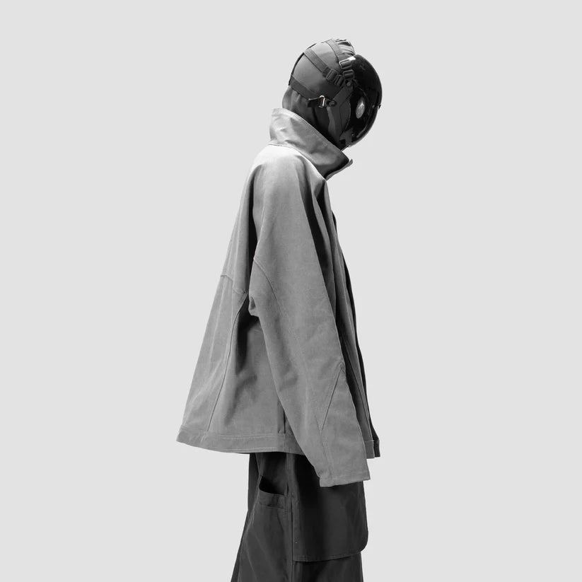 BAT PANEL PARKA - GREY