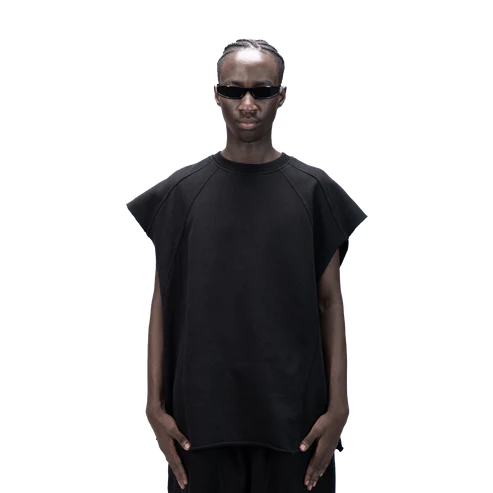 626 BAT PANEL TANK TOP - BLACK