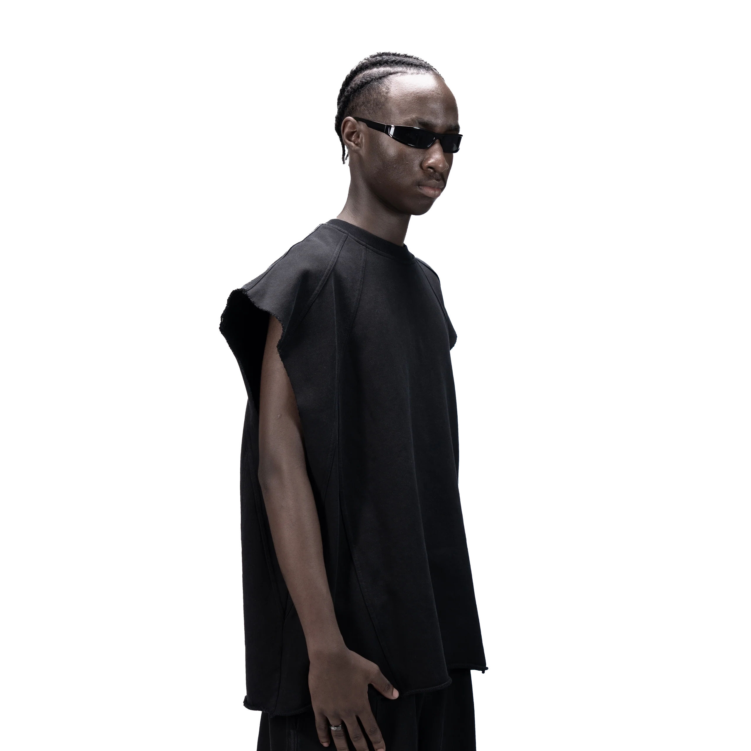 626 BAT PANEL TANK TOP - BLACK