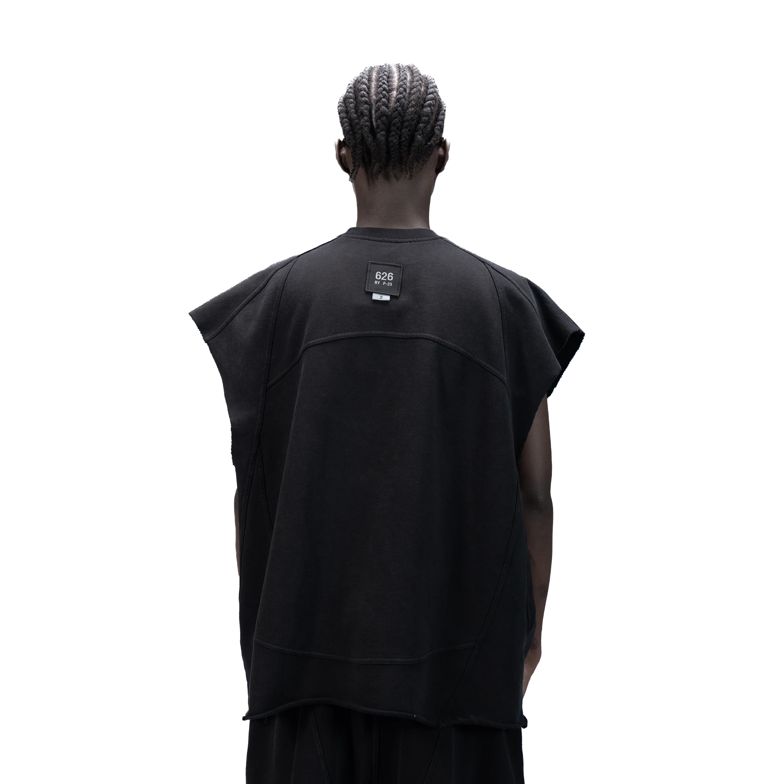 626 BAT PANEL TANK TOP - BLACK