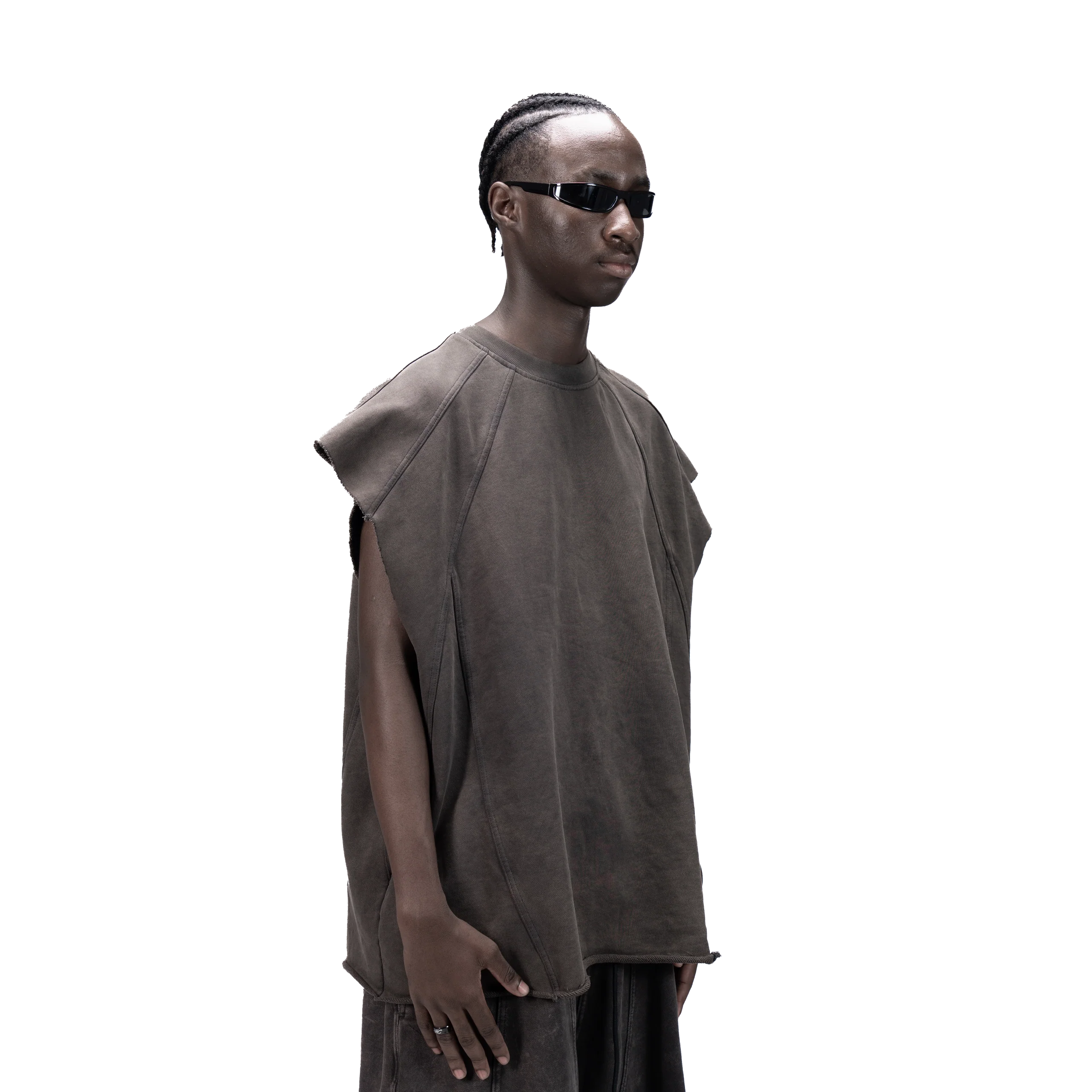 626 BAT PANEL TANK TOP - GREY