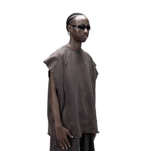 626 BAT PANEL TANK TOP - GREY