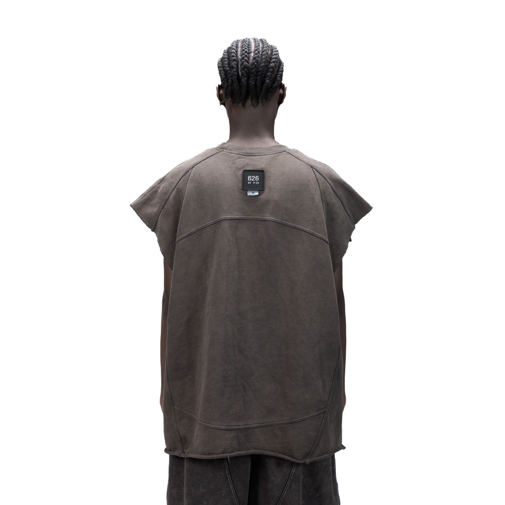 626 BAT PANEL TANK TOP - GREY